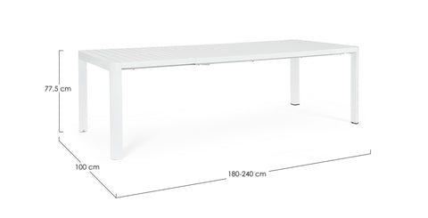 MESA EXTERIOR EXTENSIBLE KIPLIN 180/240X100
