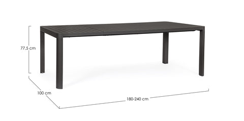 MESA EXTERIOR EXTENSIBLE KIPLIN 180/240X100