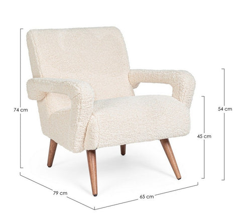 SILLÓN BERNA BLANCO