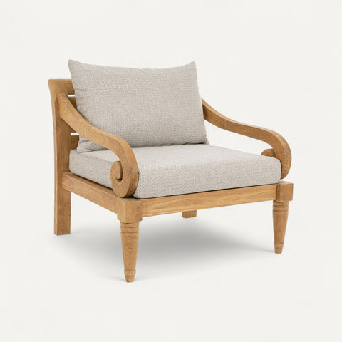 SILLÓN EXTERIOR KARUBA NATURAL