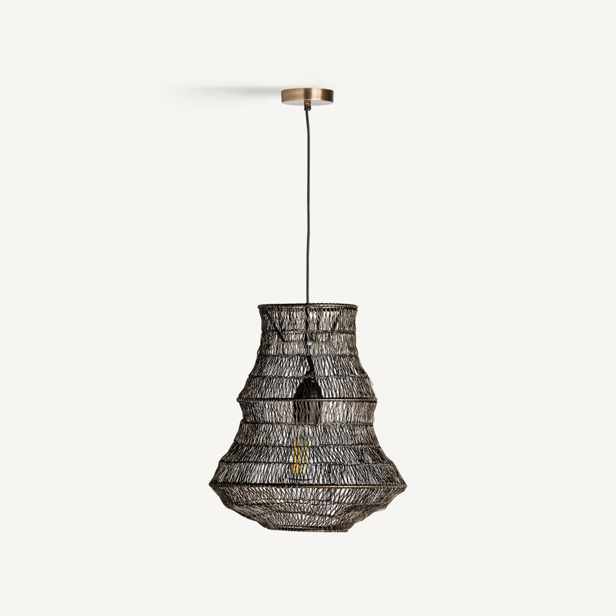 LÁMPARA COLGANTE LEBADEA NEGRO