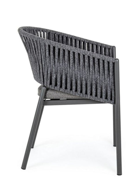 SILLA EXTERIOR FLORENCIA ANTRACITA