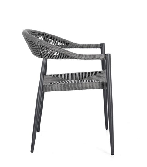 SILLA EXTERIOR JANDIA GRIS