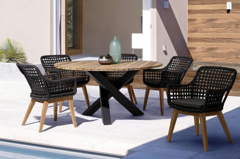 SILLA EXTERIOR MADISON NEGRA