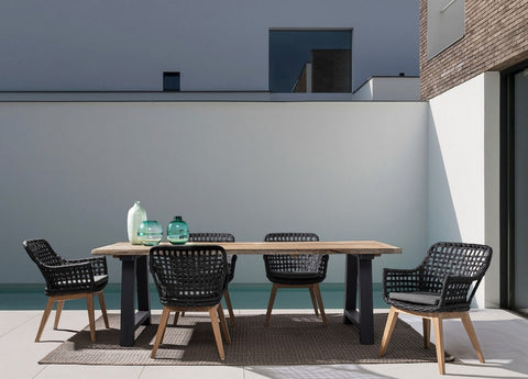 SILLA EXTERIOR MADISON NEGRA