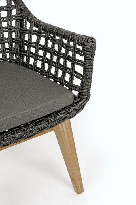 SILLA EXTERIOR MADISON NEGRA