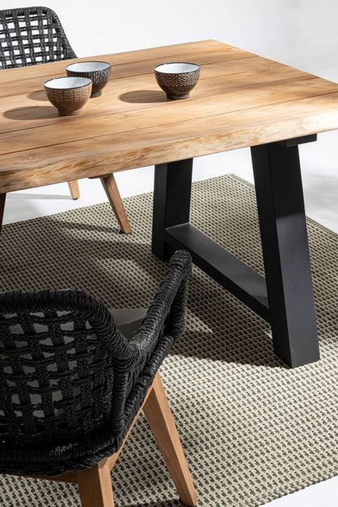 SILLA EXTERIOR MADISON NEGRA