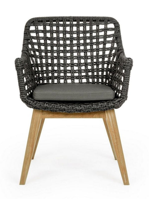 SILLA EXTERIOR MADISON NEGRA
