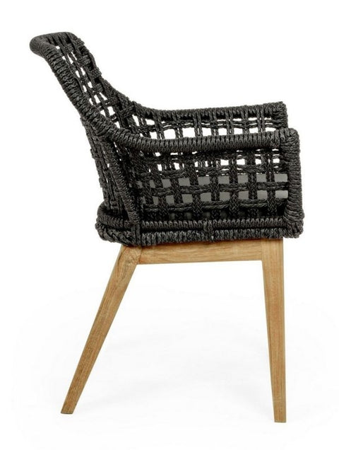 SILLA EXTERIOR MADISON NEGRA