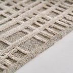 Alfombra Abantza — Viscosa gris
