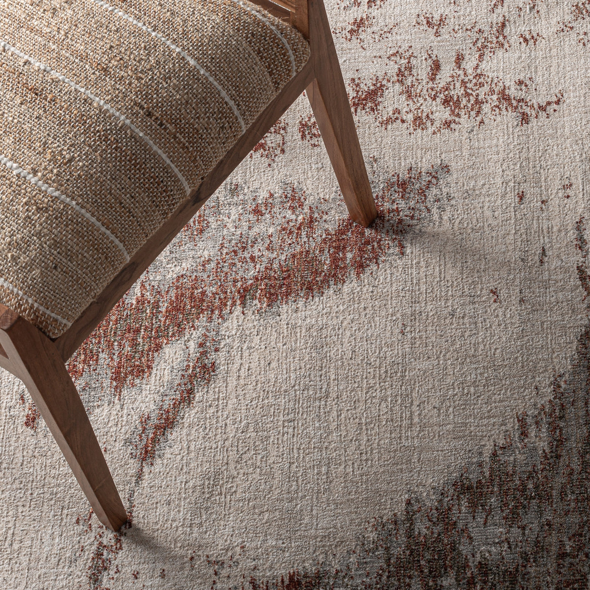 Alfombra Akira — Viscosa tonos en marrón