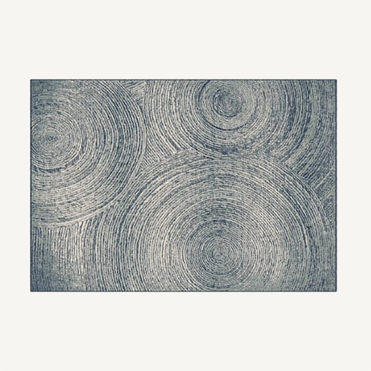Alfombra Bakea — Viscosa tonos de azul