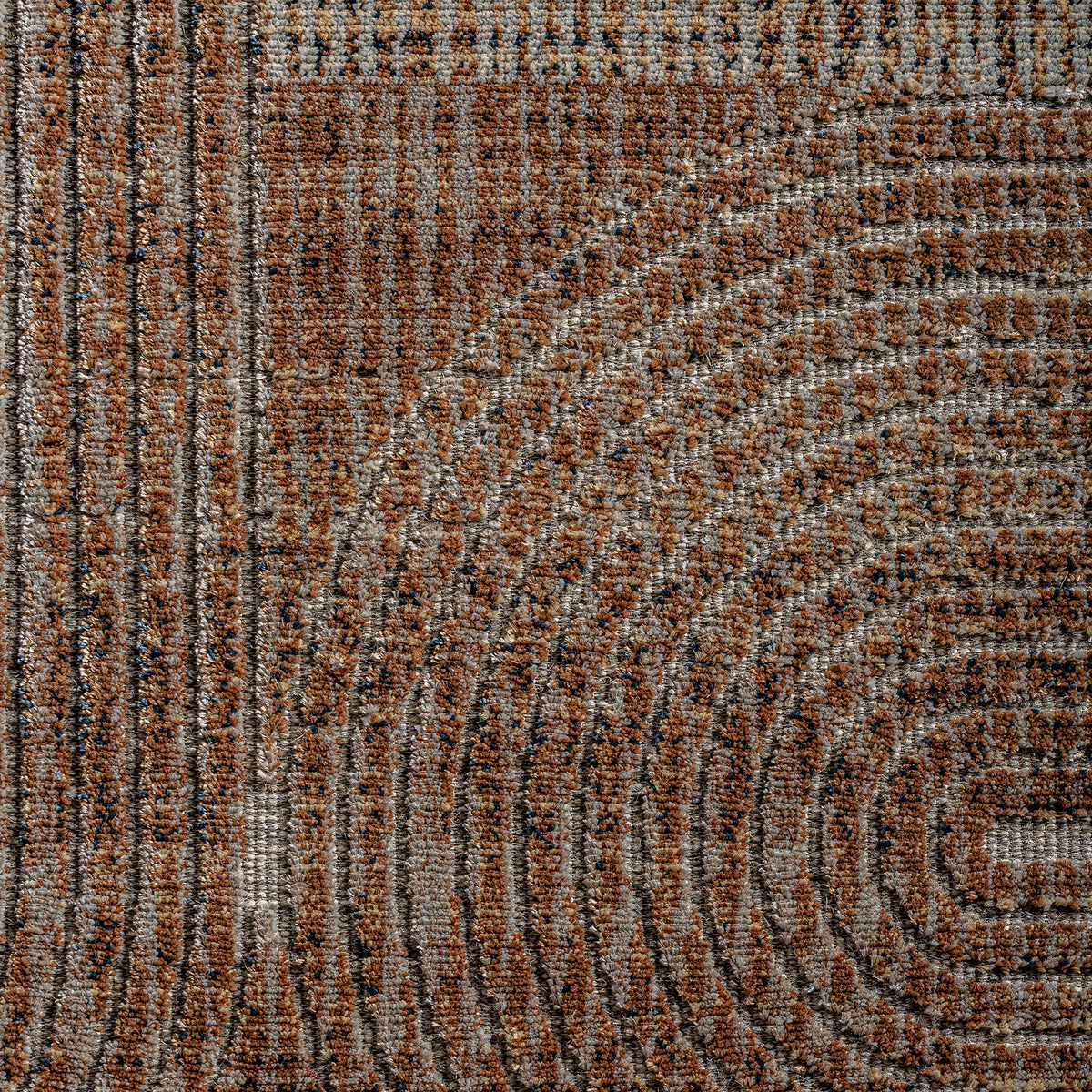 Alfombra Chaniya — Viscosa tonos en marrón