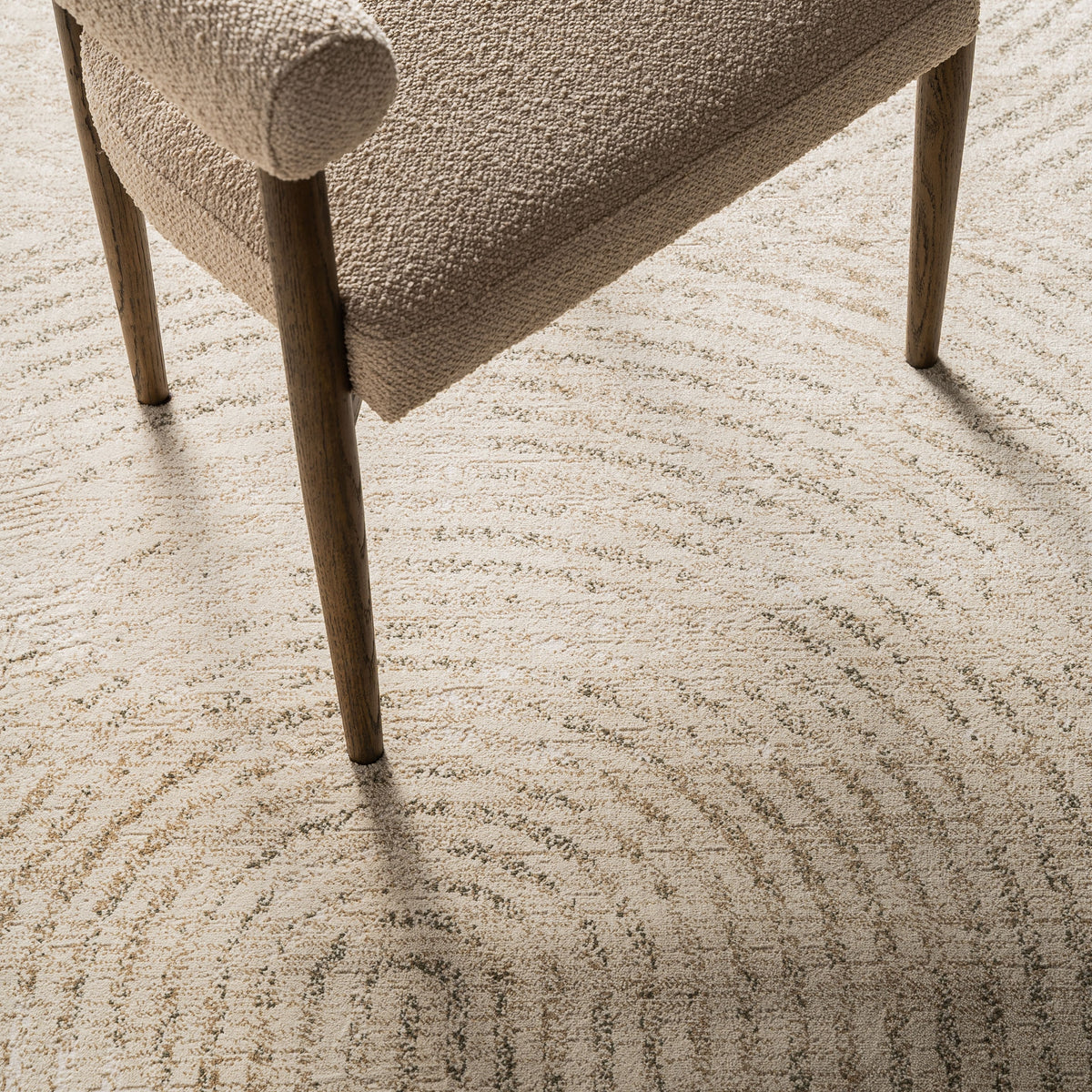 Alfombra Delia — Poliéster beige