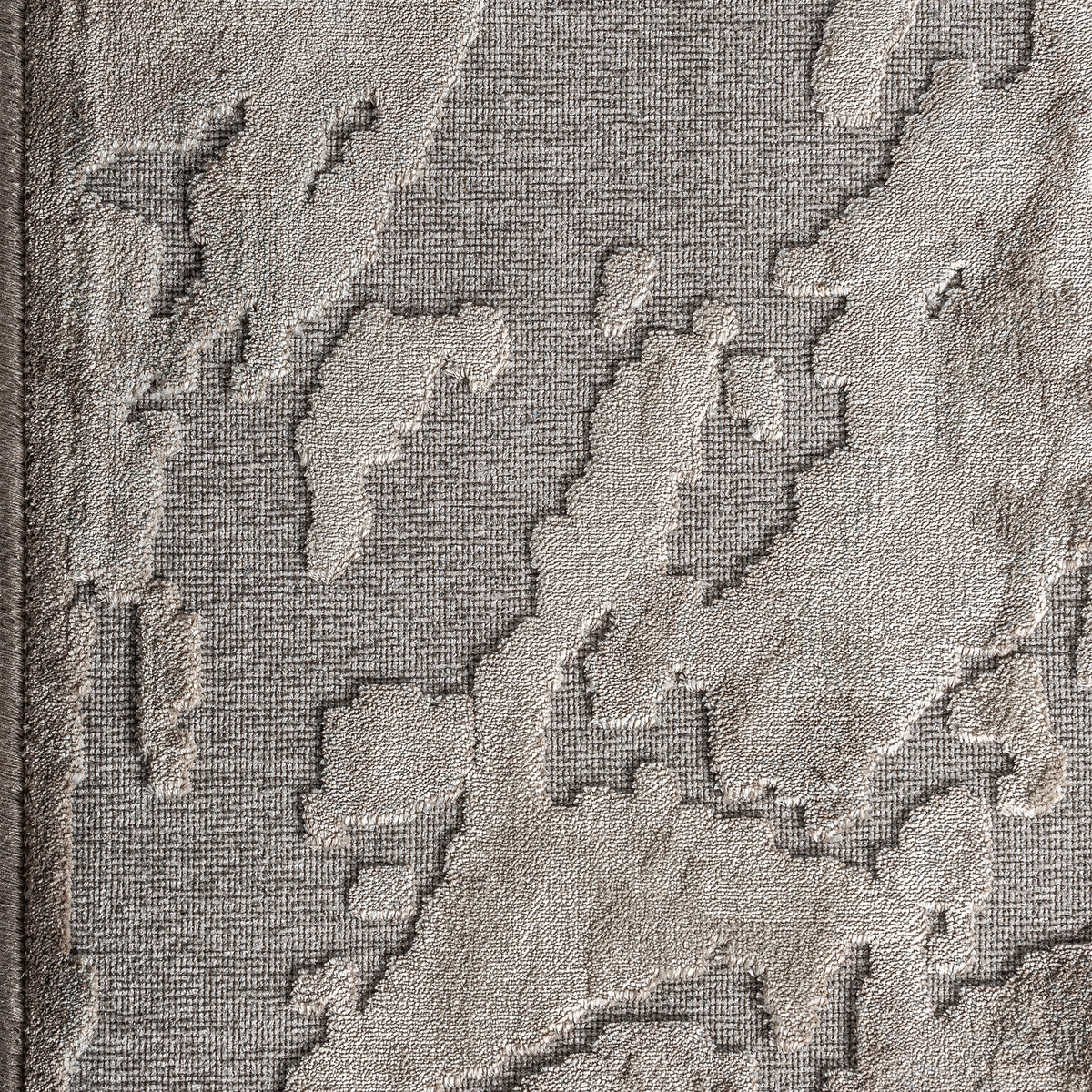 Alfombra Gea — Viscosa beige
