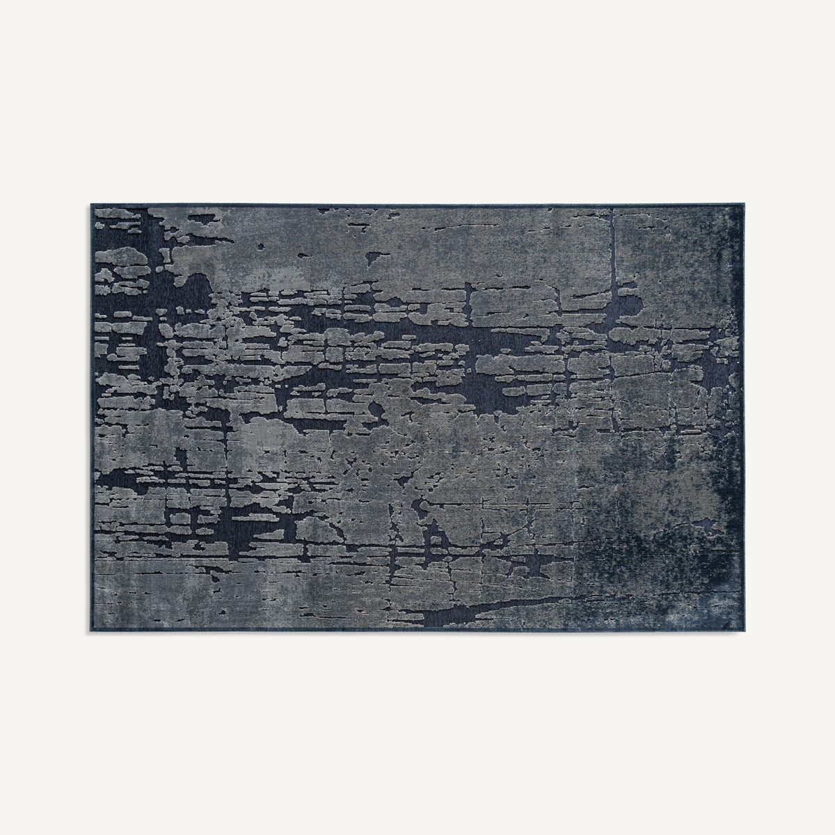 Alfombra Jade — Viscosa azul petroleo