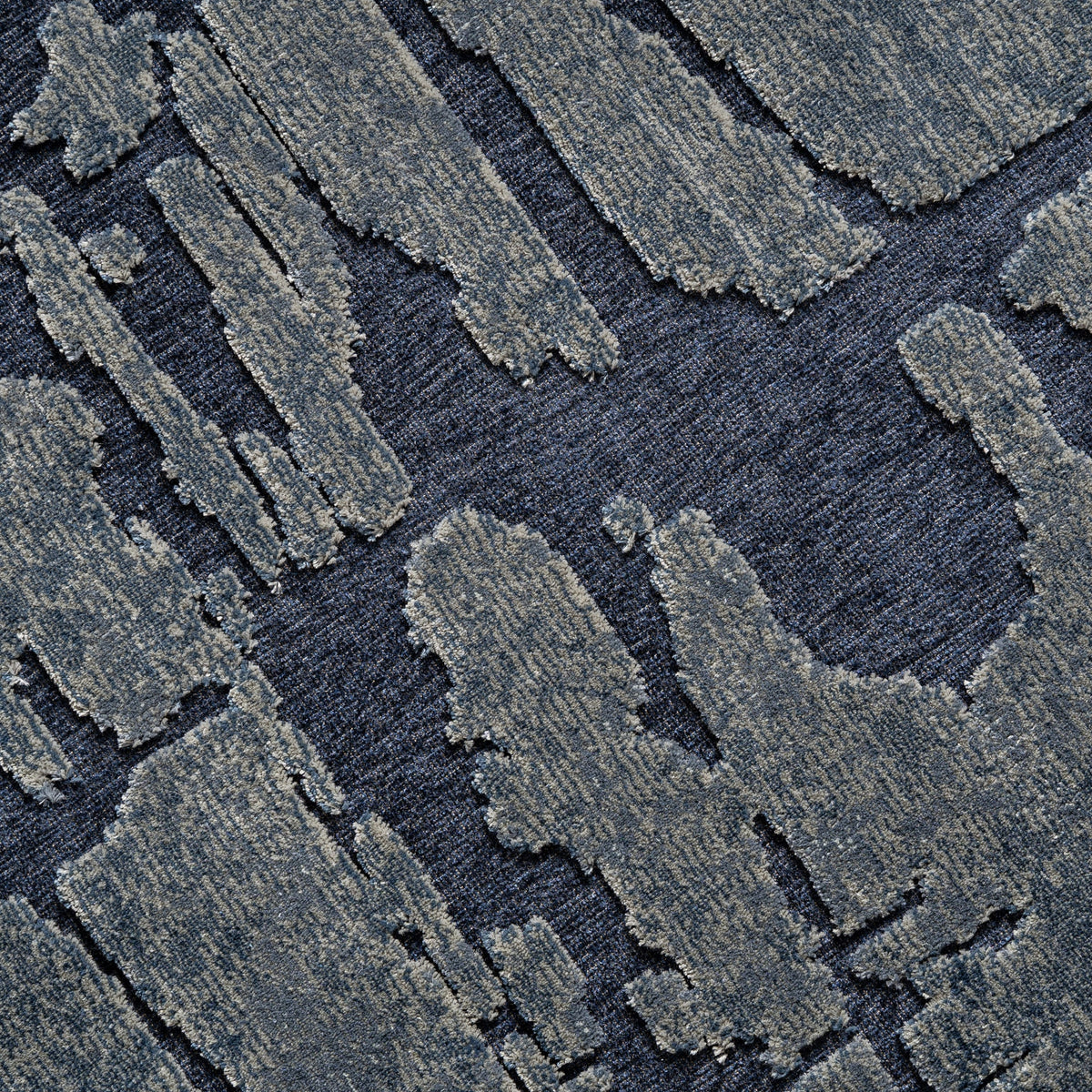 Alfombra Jade — Viscosa azul petroleo