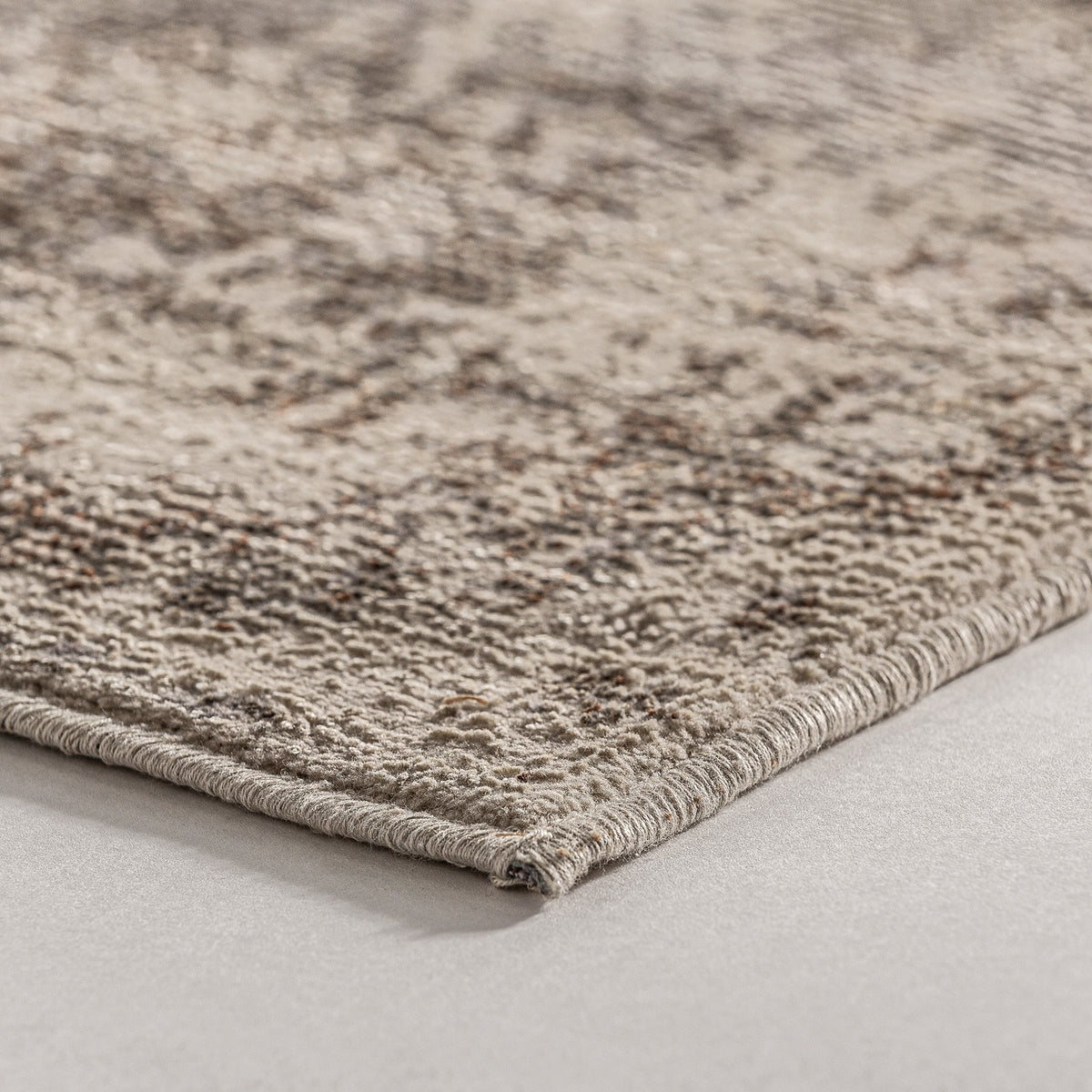 Alfombra Kalea — Viscosa tonos en marrón