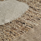 Alfombra Kali — Lana marrón