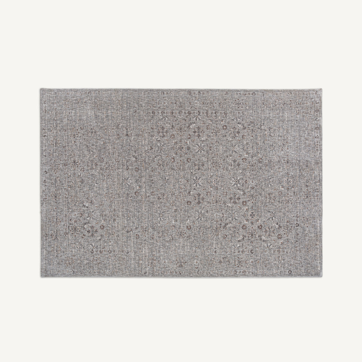 Alfombra Misha — Poliéster gris