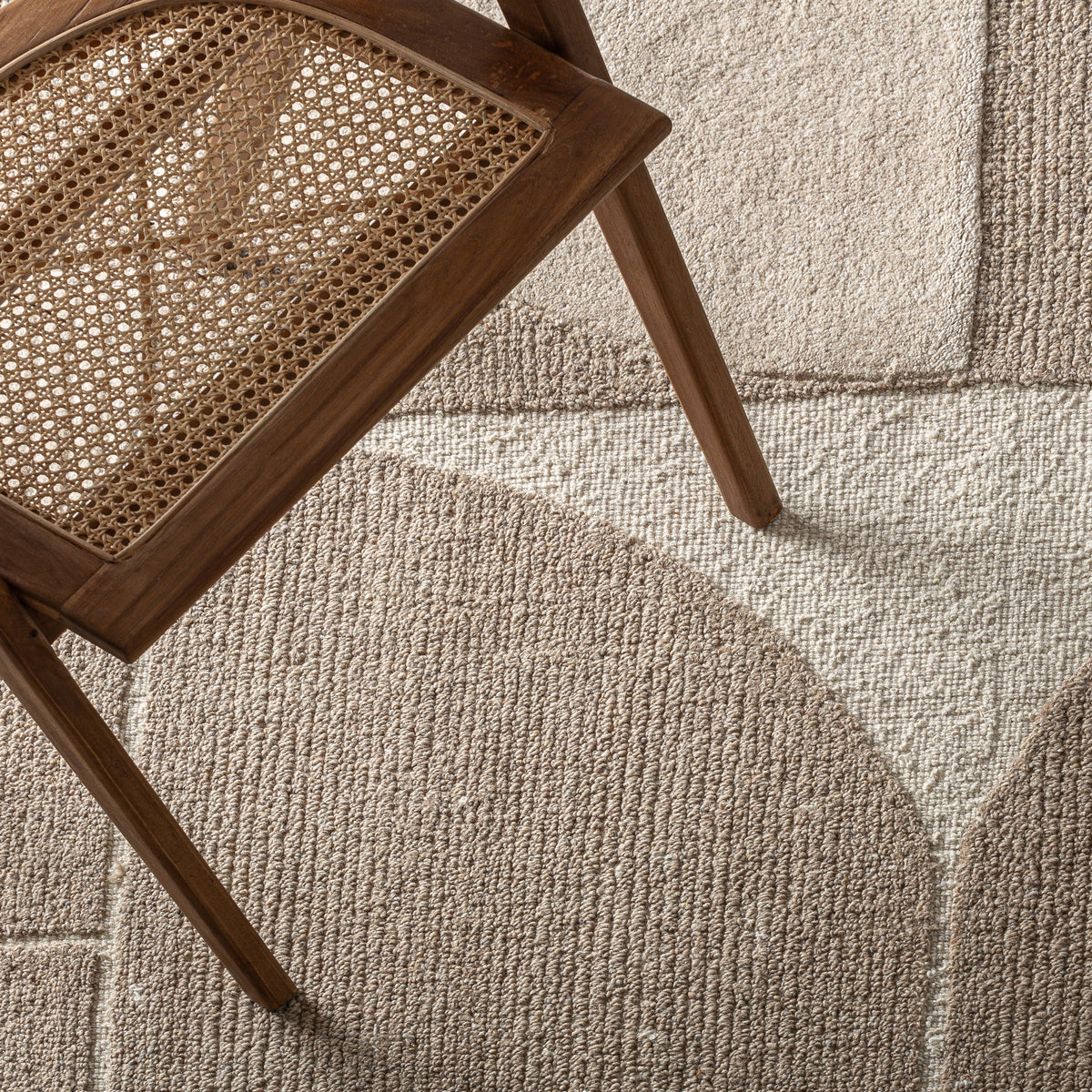 Alfombra Nohara — Lana beige