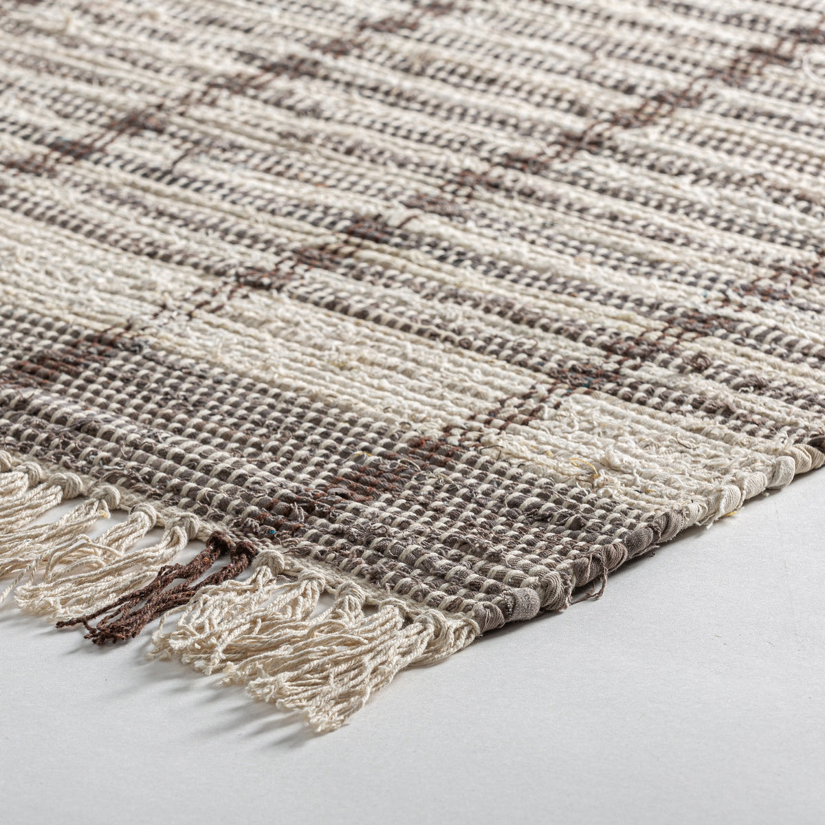 Alfombra Sora — Algodón beige