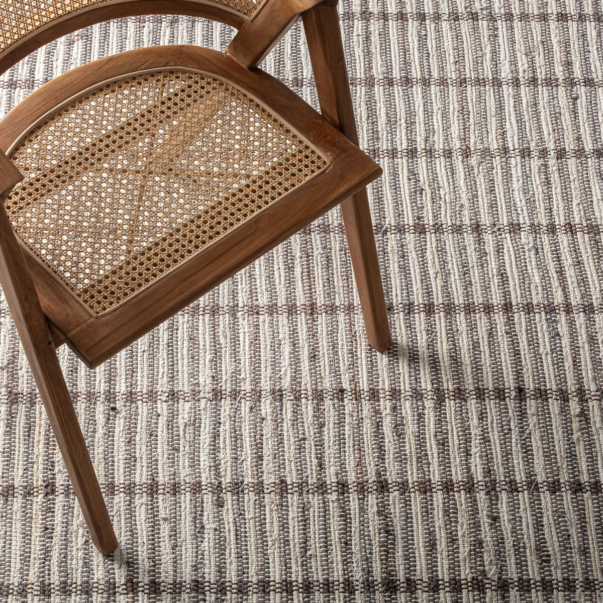 Alfombra Sora — Algodón beige