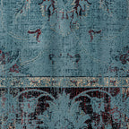 Alfombra Suyay — Viscosa turquesa