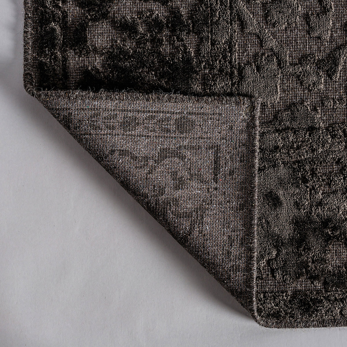 Alfombra Wera — Viscosa negro