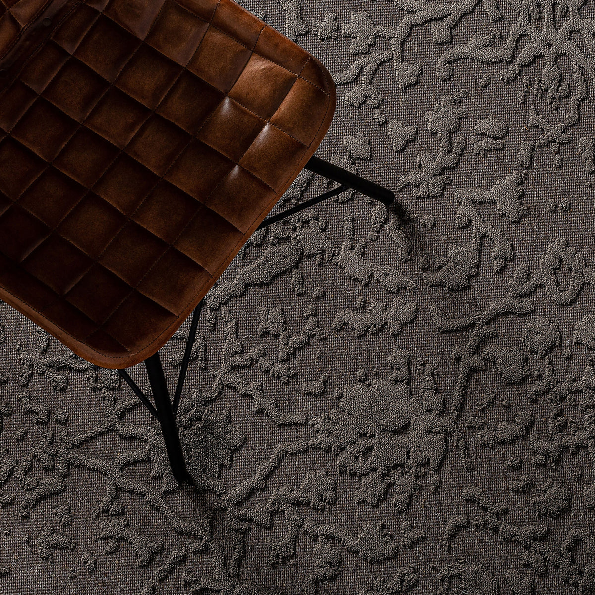 Alfombra Wera — Viscosa negro