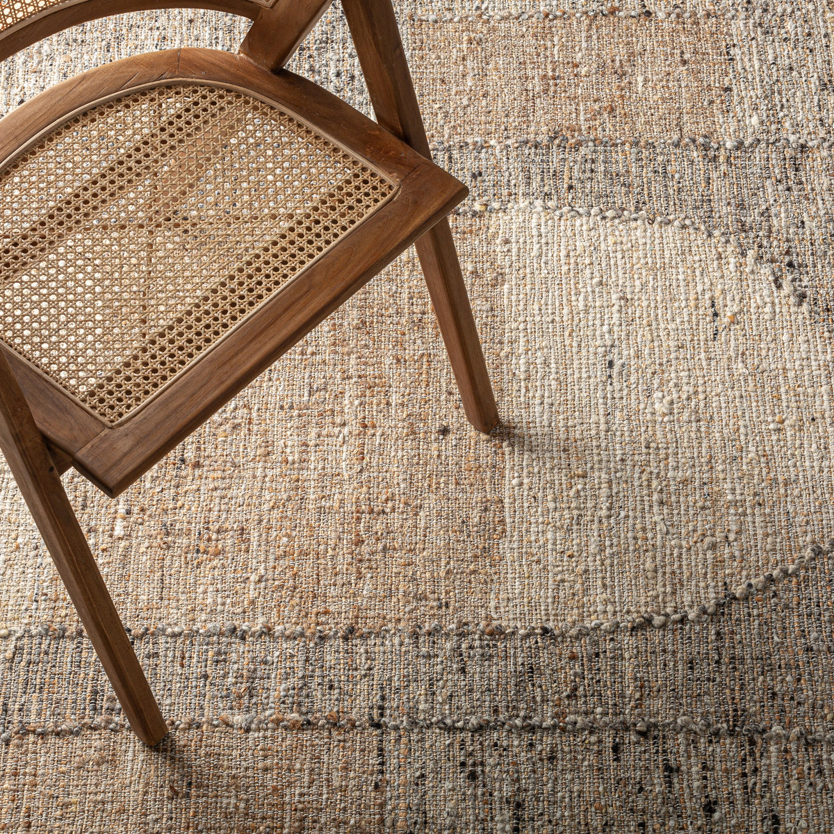 Alfombra Yaeka — Lana tonos neutros