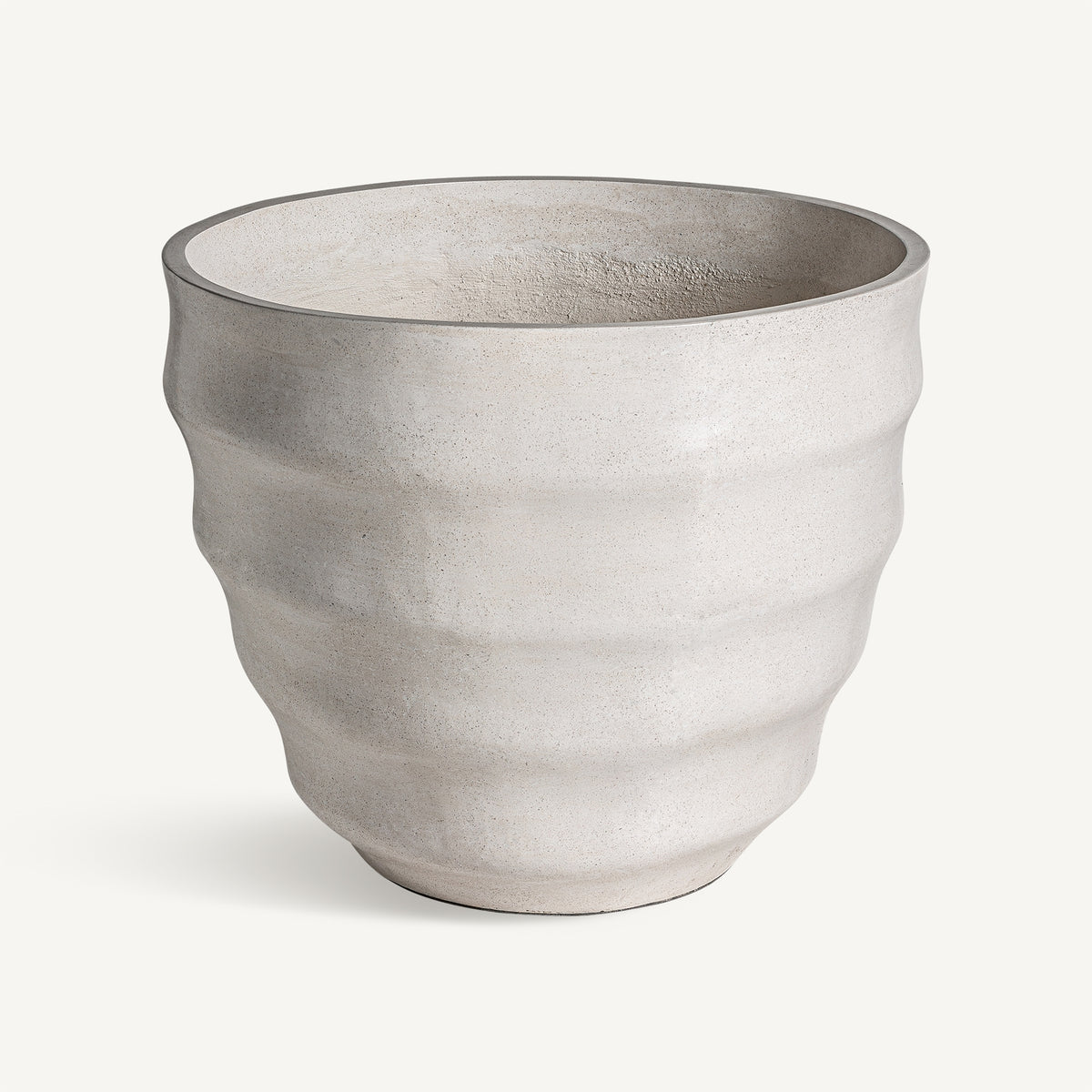 Ánfora Vasto — Terrazo blanco