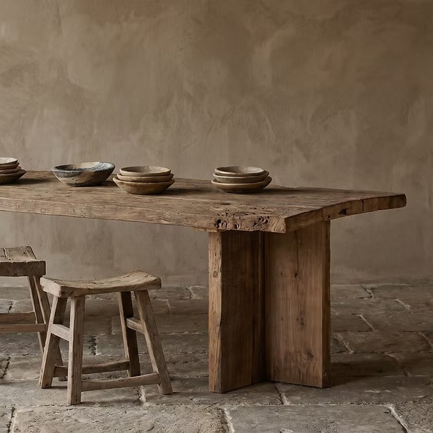 Mesa Burundi · Roble francés antiguo· Pieza única