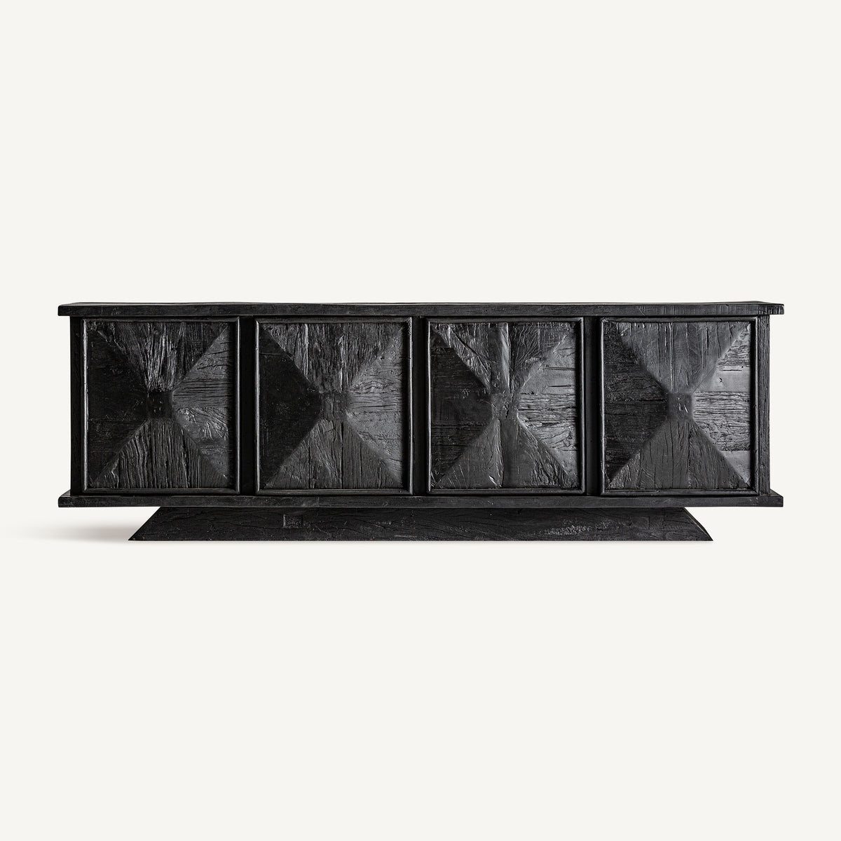 Aparador Bouyne — Madera recuperada negro