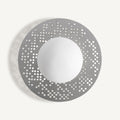 Aplique Jacquard — Acero plata