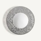 Aplique Jacquard — Acero plata