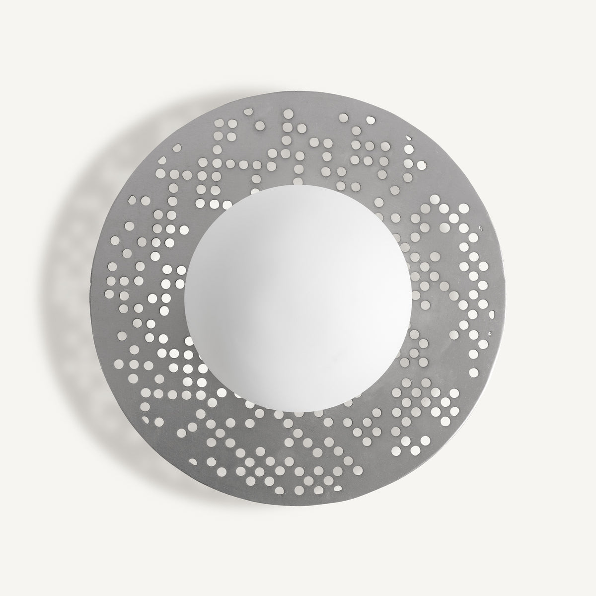 Aplique Jacquard — Acero plata