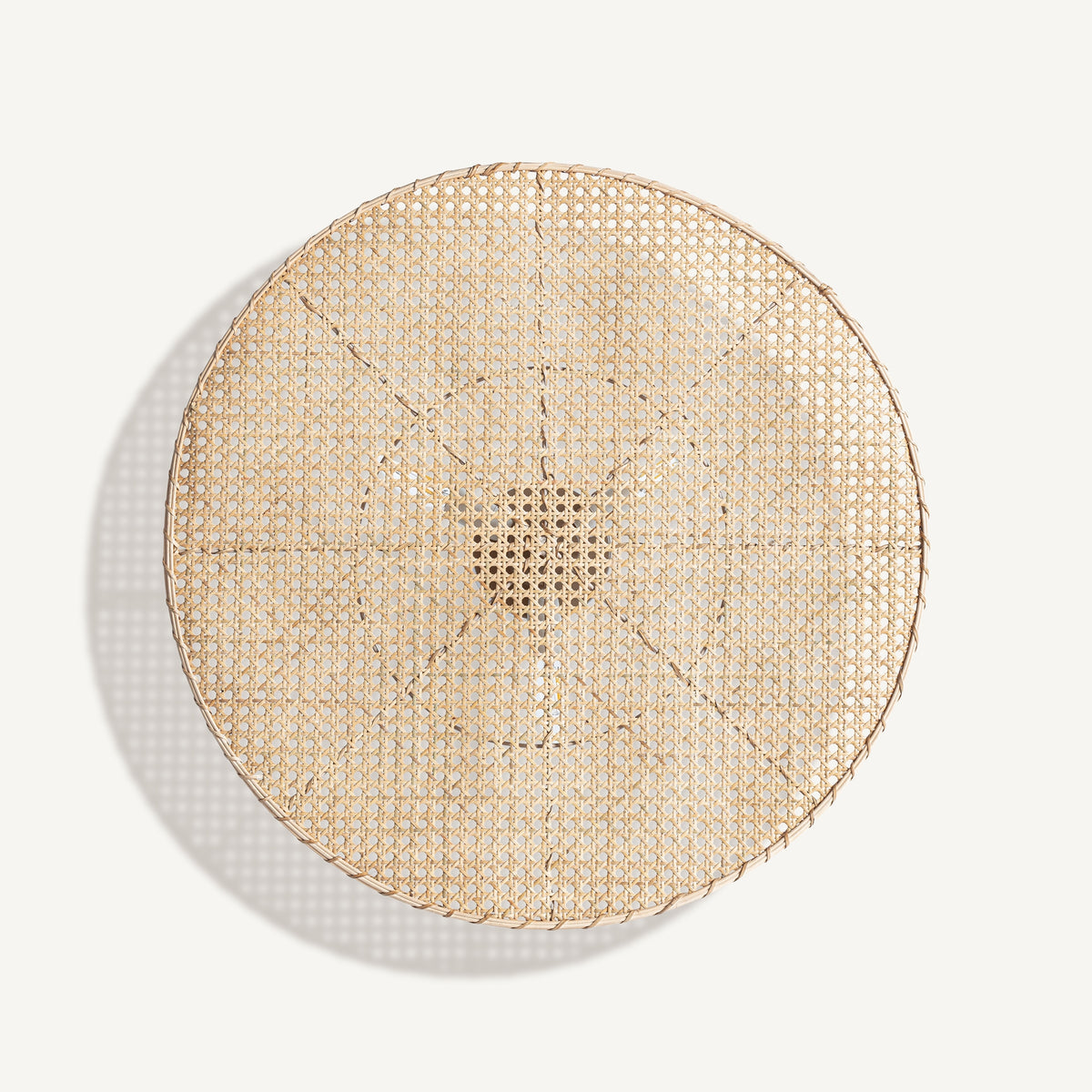 Aplique Kalide — Ratán beige