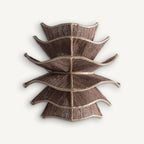 Aplique Thenny — Fibra natural marrón