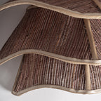 Aplique Thenny — Fibra natural marrón