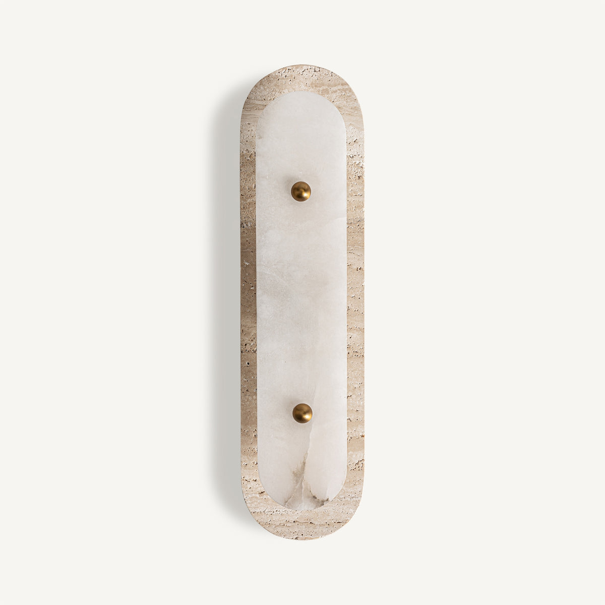 Aplique Tina — Travertino beige