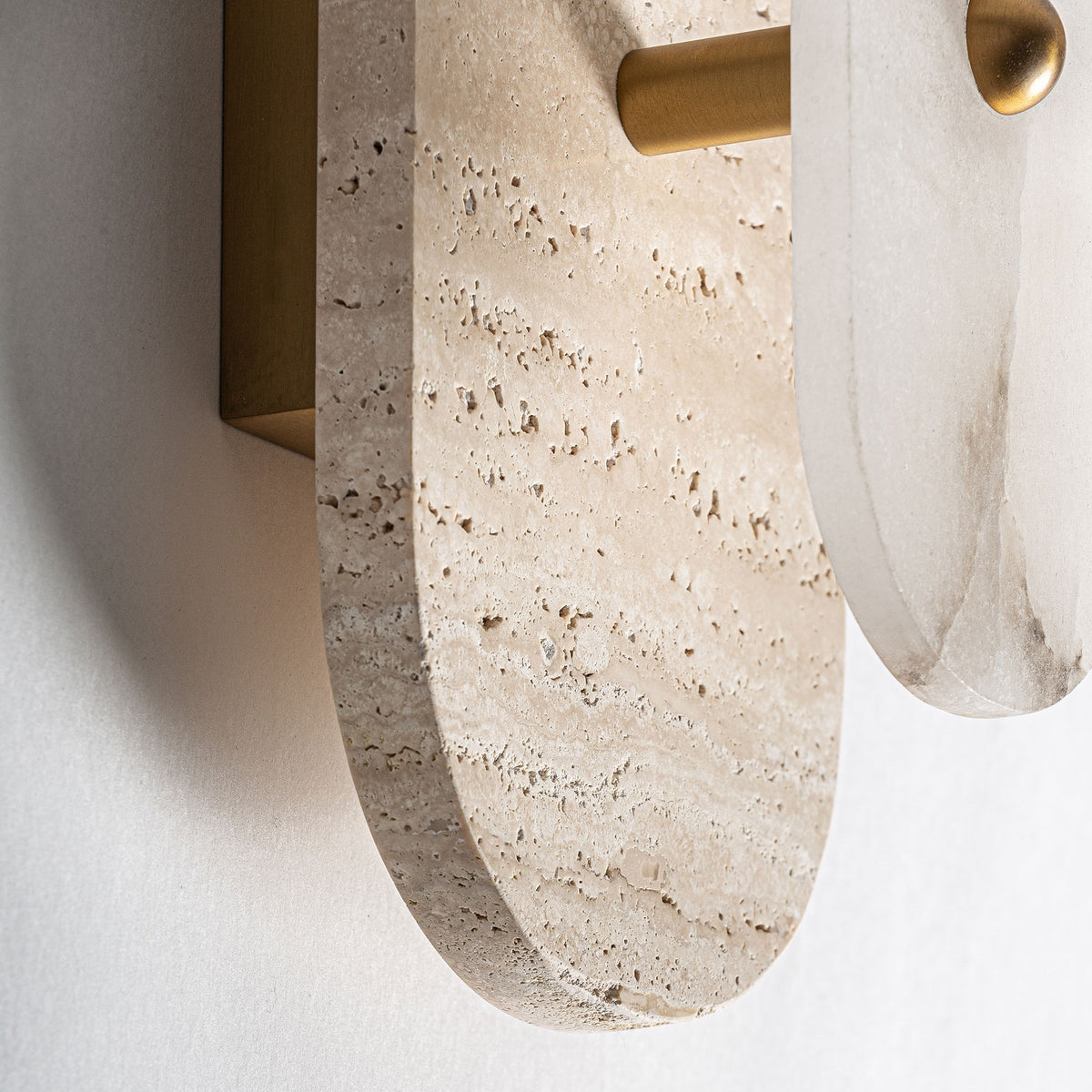 Aplique Tina — Travertino beige