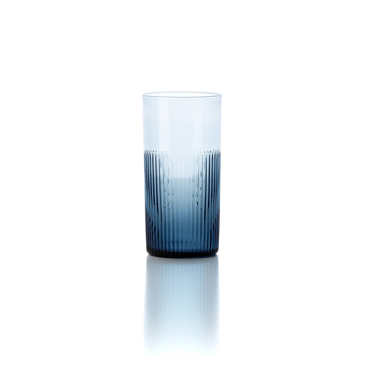 Vaso Azure Rippled High Tumbler