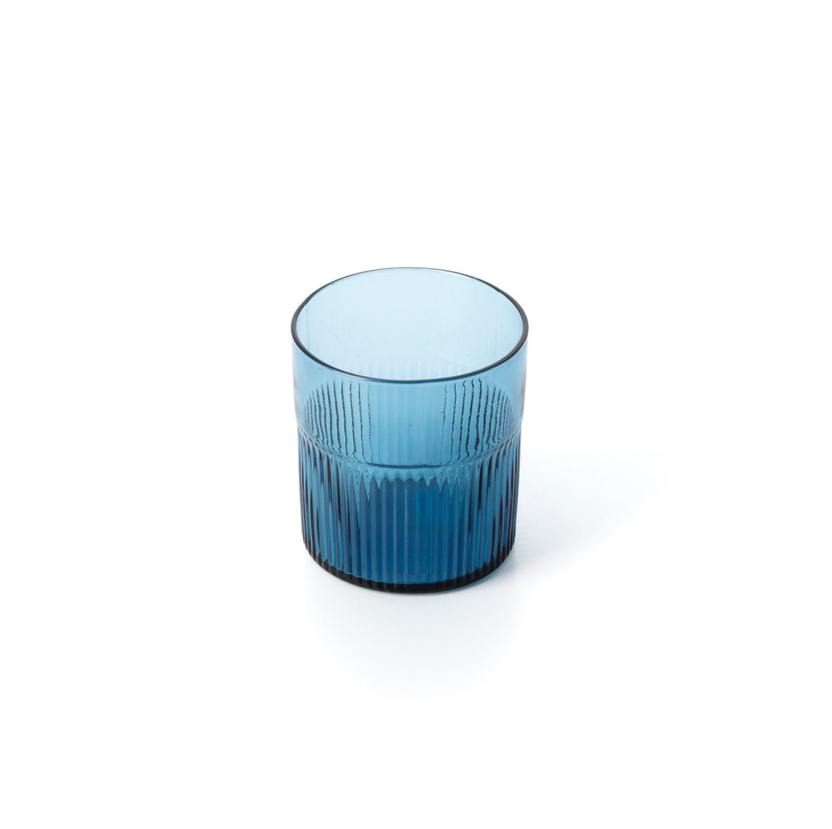 Vaso Azure Rippled Low Tumbler