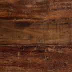 Banco Badai — Madera de mango marrón envejecido
