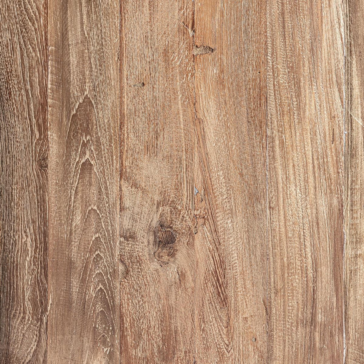 Banco Bergle — Madera de teca reciclada marrón