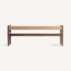Banco Flaeh — Madera de haya marrón