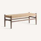 Banco Flaeh — Madera de haya marrón