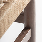 Banco Flaeh — Madera de haya marrón