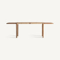 Banco Hallen — Madera de teca marrón
